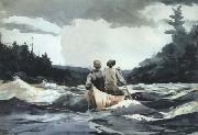 Winslow Homer Canoe in Rapids (mk44) oil painting picture wholesale